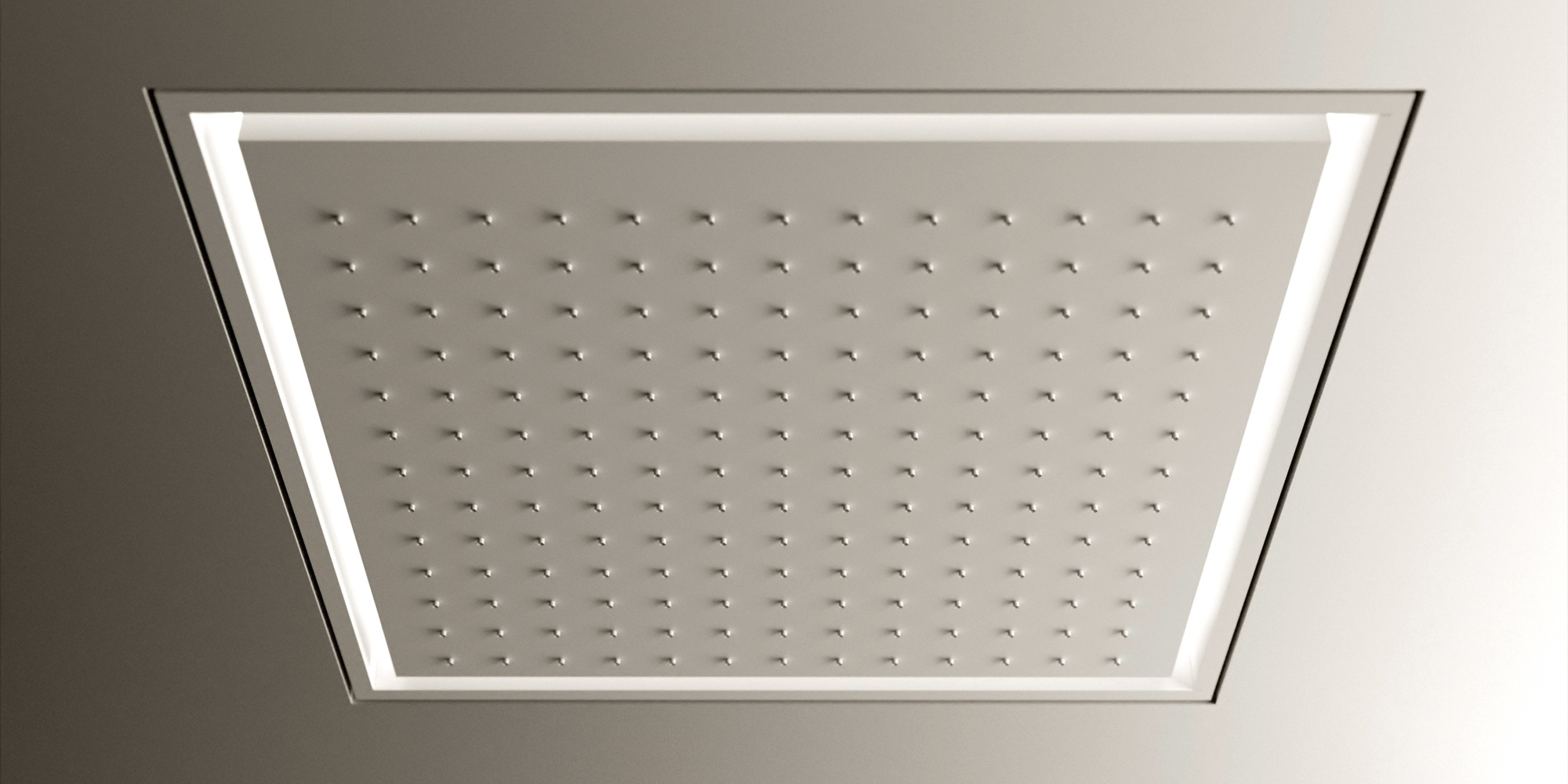 Moma Design Душевая лейка с доп.опциями Luce-Led SQUARE 500 LED RAIN SHOWER белая Shower Wall SQSH0355OPTIONALLUCELED - Вид №2