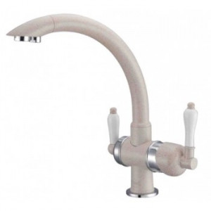 Zorg ZR 327 YF хром кварц Смеситель для кухни Zorg 315х215