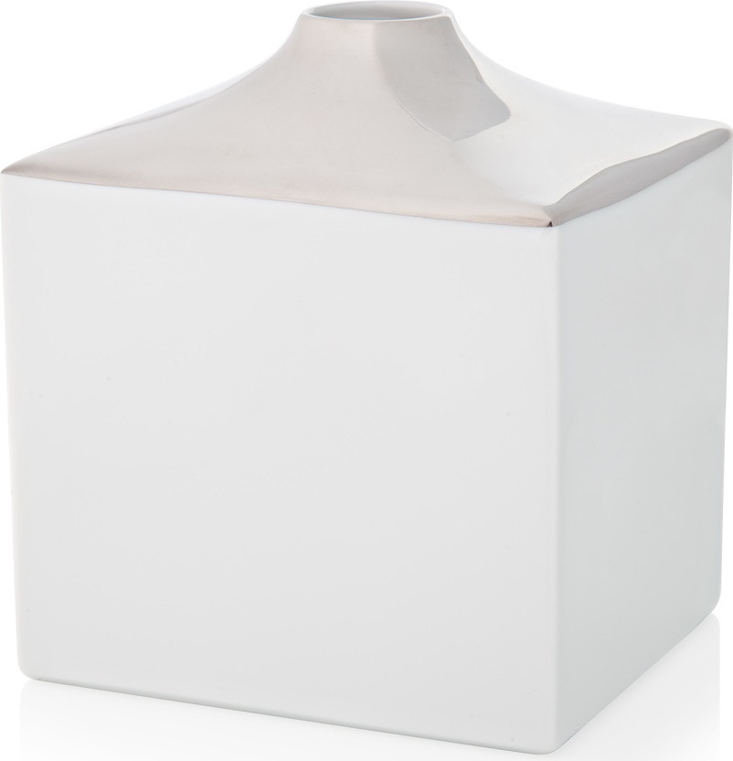 10548045 Meissen Ваза 13см "Космополитан" (платиновый декор) Фарфор 