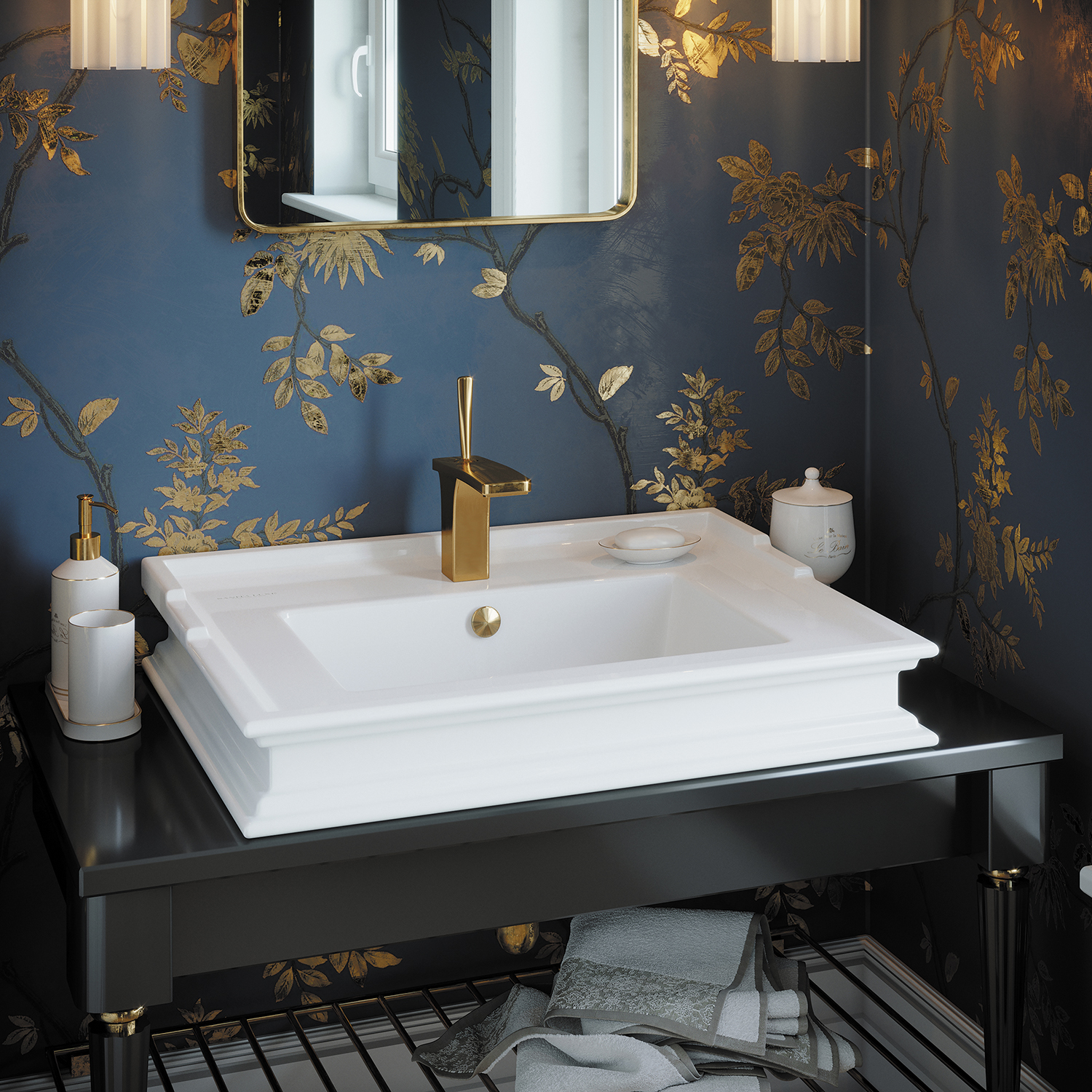 AMP65SLWB01 Умывальник SANITA LUXE Ampir  - Вид №6