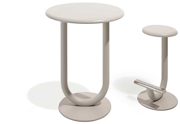 Desalto Круглый высокий стол из стали Strong sun-id-1409965 - Вид №1