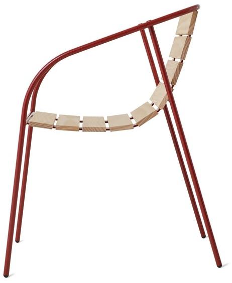 Nola Industrier Штабелируемый садовый стул с подлокотниками Rocky sun-id-1467562 - Вид №1