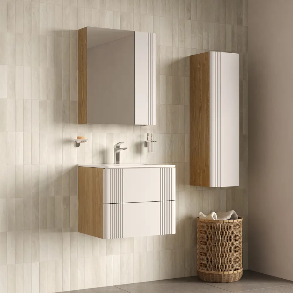 Корпус зеркального шкафа Iddis Lahta LAH60V0i99 72x60x15 см цвет дуб светлый STLM-2198671 - Вид №4