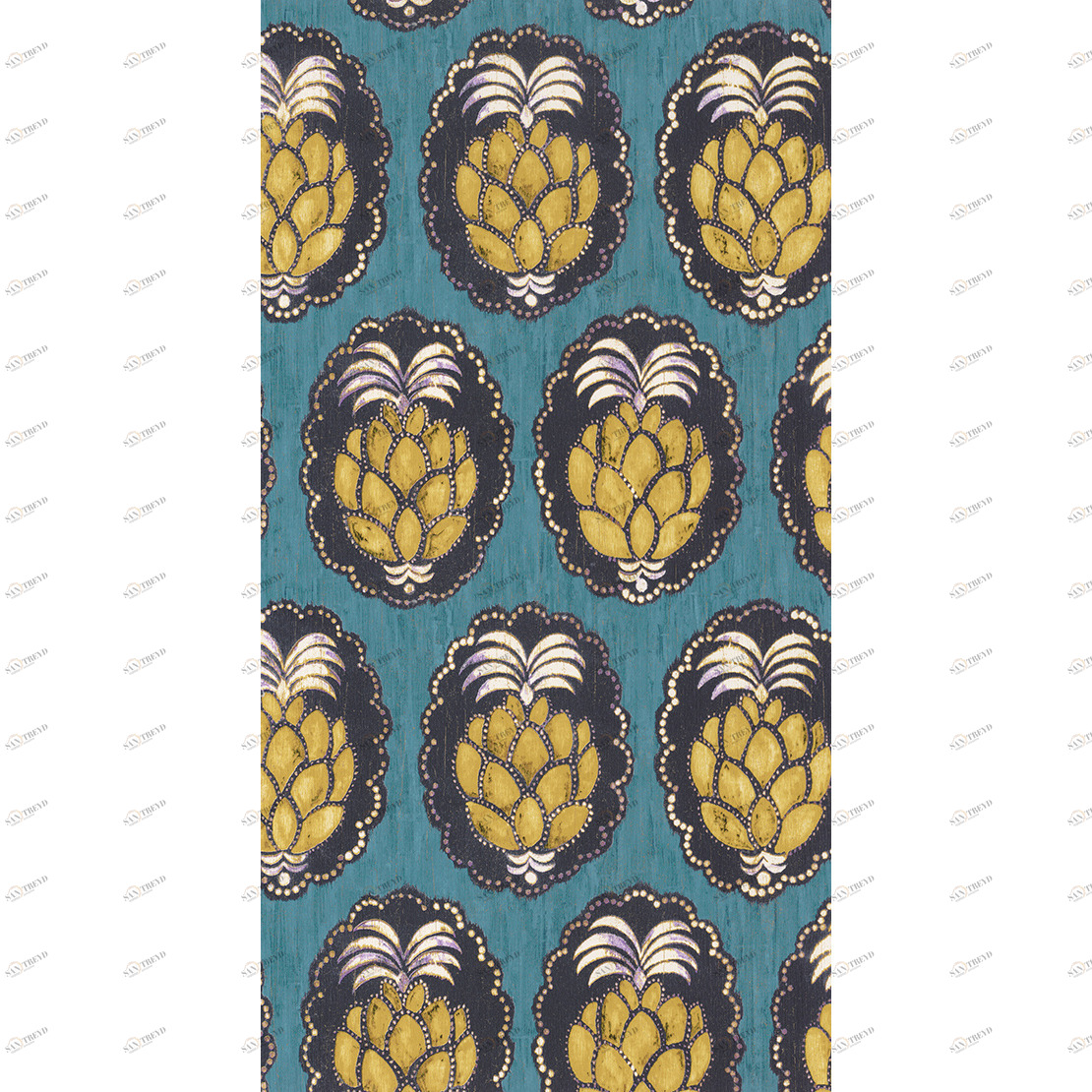 Рулон обоев CUBA CBBA84356404. Основа нетканый винил Casadeco