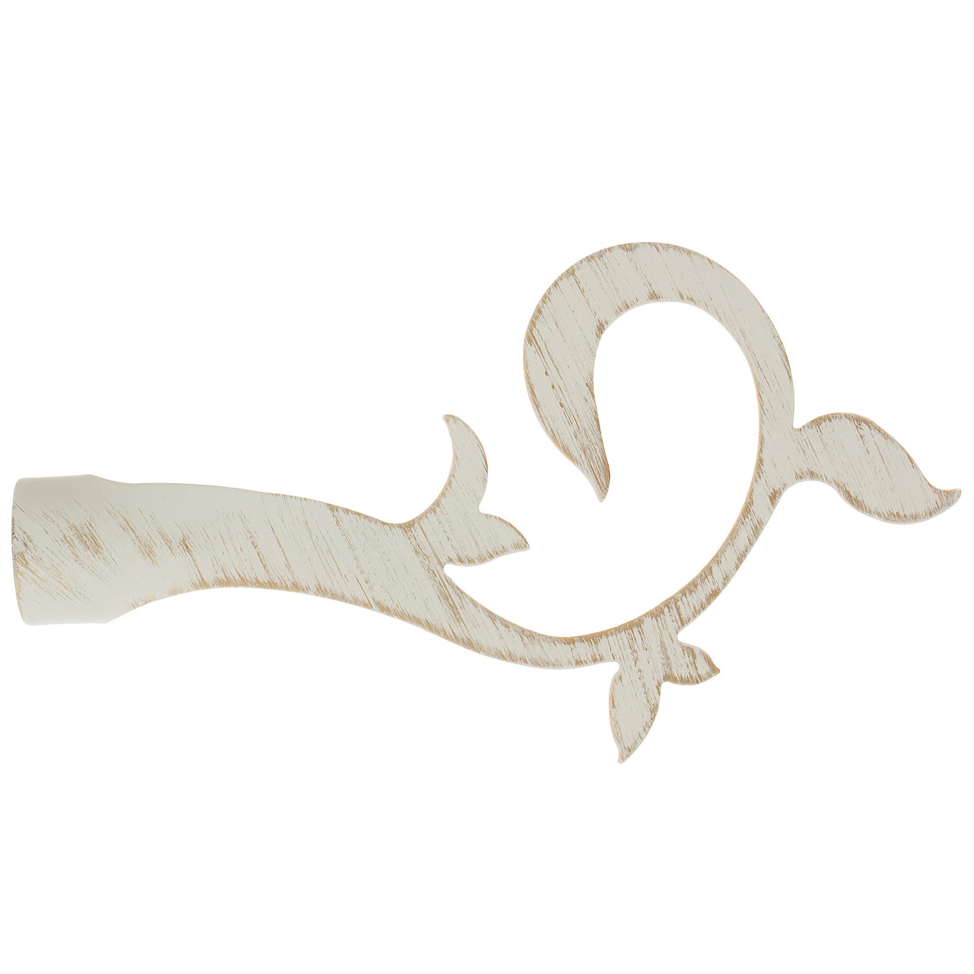 INSPIRE Наконечник декоративный «Завиток» белый антик для карниза 15089191 STLM-0005367