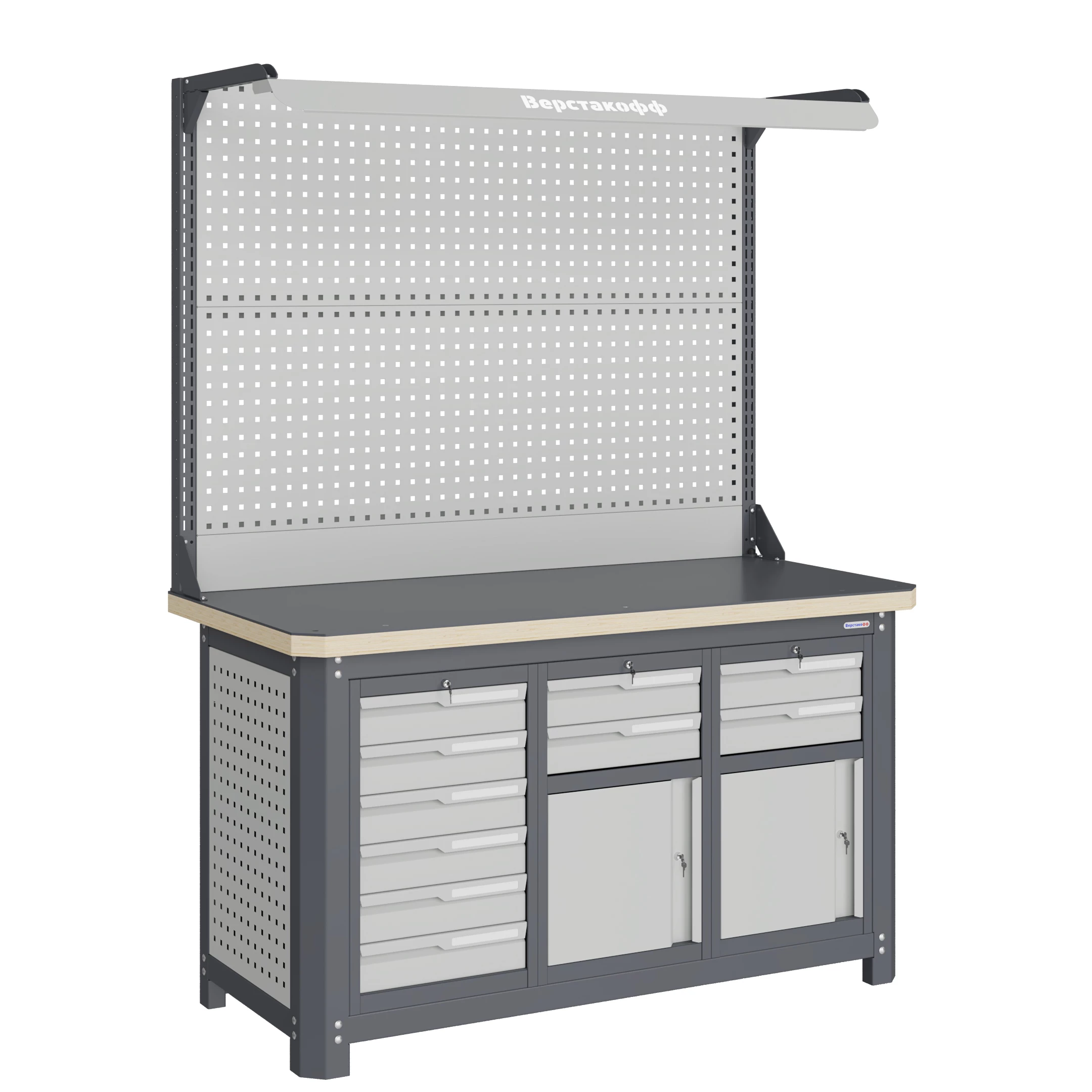 Верстак слесарный MCN 1552.S699-2F Верстакофф 111274