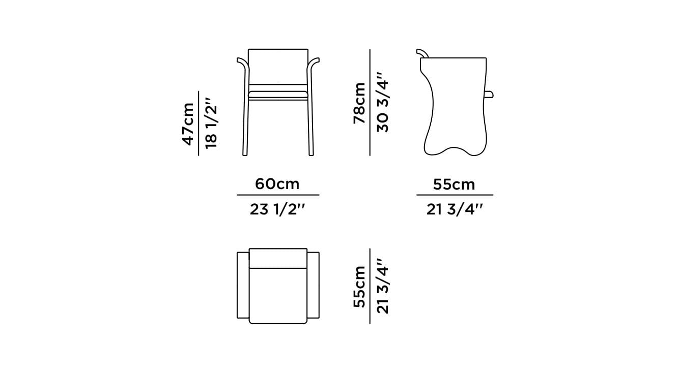 Мягкий тканевый стул с подлокотниками Greenapple TIMELESS ARCH-00055923 - Вид №11