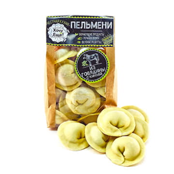 Пельмени из говядины-кинзы Честная кухня Хочу Ещё 450 г Santreyd 23620 - Вид №1