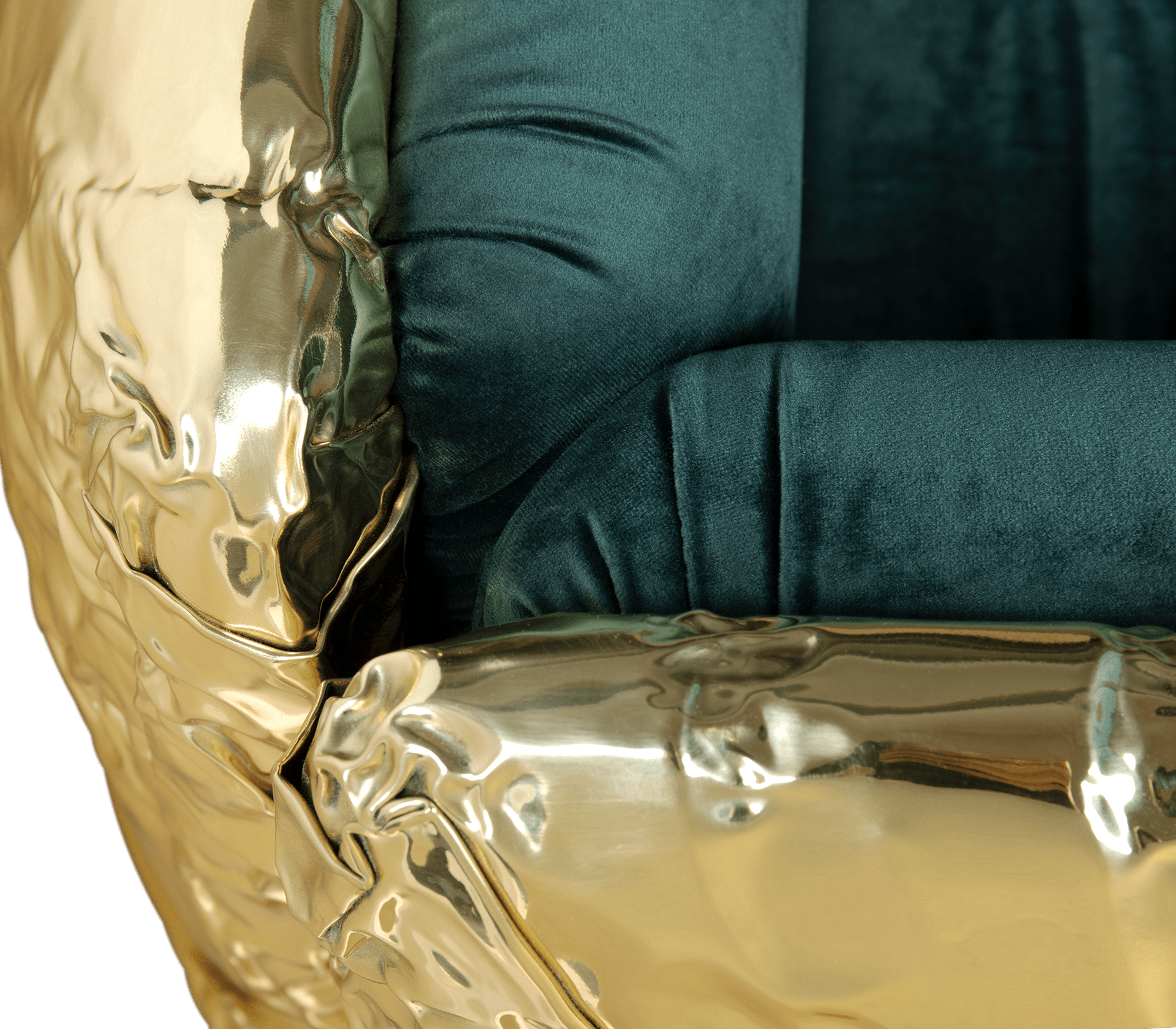 0-100 Несовершенное зеленое кресло Boca Do Lobo  - Вид №4