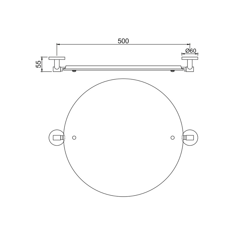 ACN-CHR-1195N Косметическое зеркало Jaquar Continental Santreyd  - Вид №1