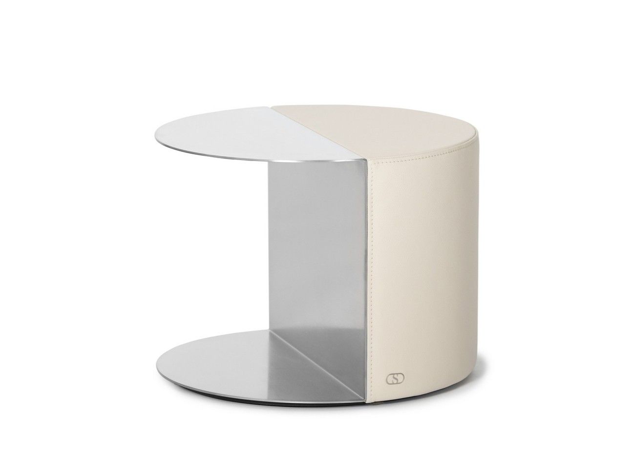 Круглый журнальный столик из кожи и листового металла de Sede DS-5250 TANGO ARCH-00035054 - Вид №2