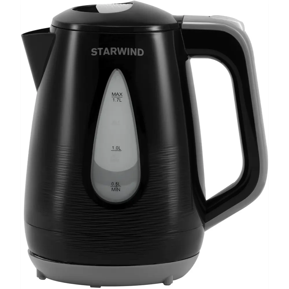 Электрический чайник Starwind SKP2316 1.7 л пластик цвет черный/серый Santreyd STLM-2175367