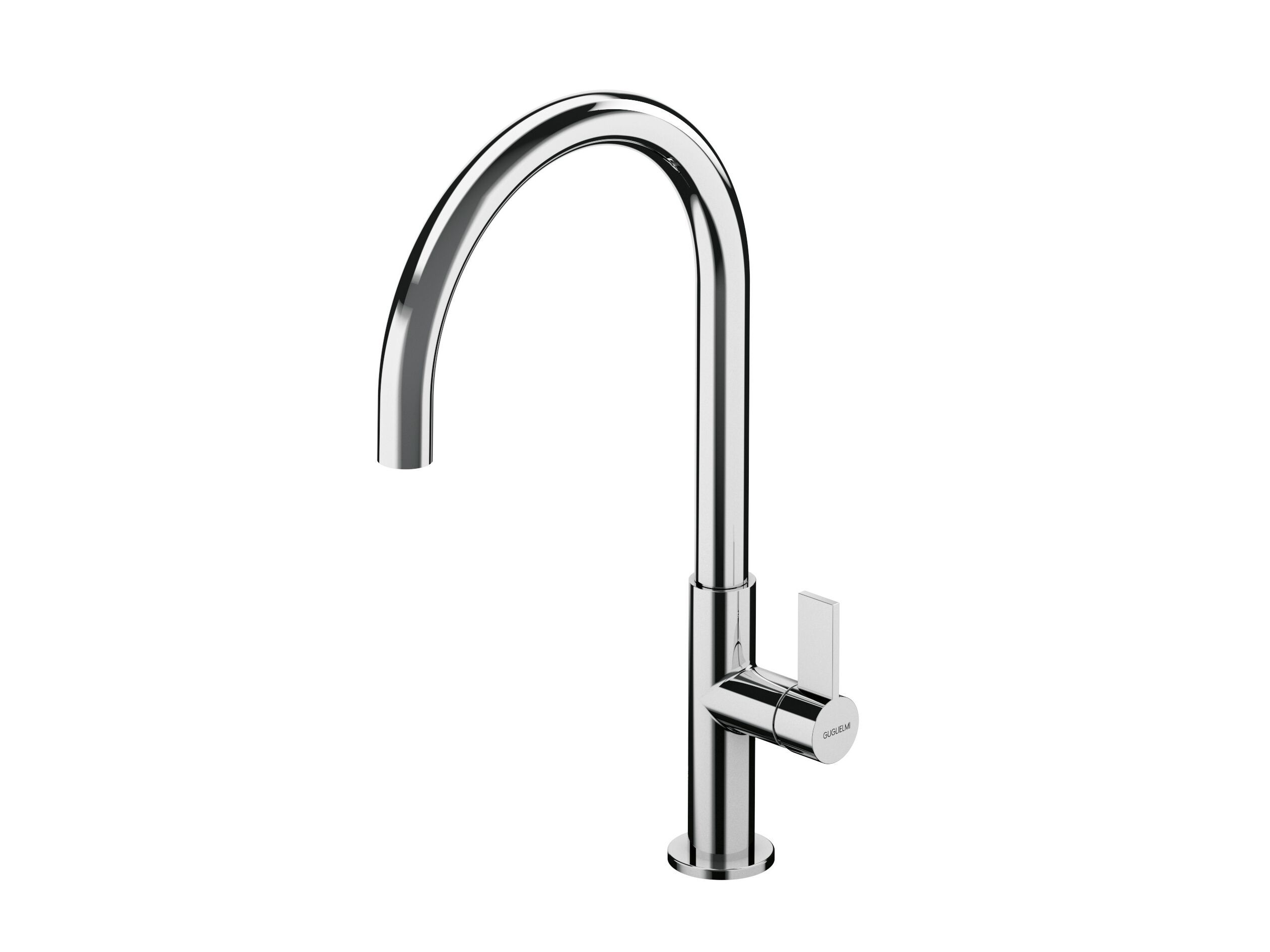 Однорычажный смеситель для кухни с поворотным изливом GUGLIELMI RUBINETTERIE мягкий ARCH-00040494