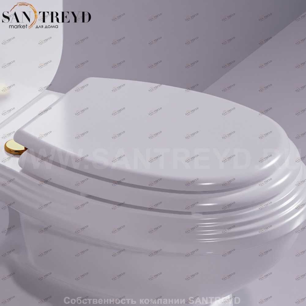 AR007D04BIANCOOR Крышка сиденье для унитаза Simas Arcade