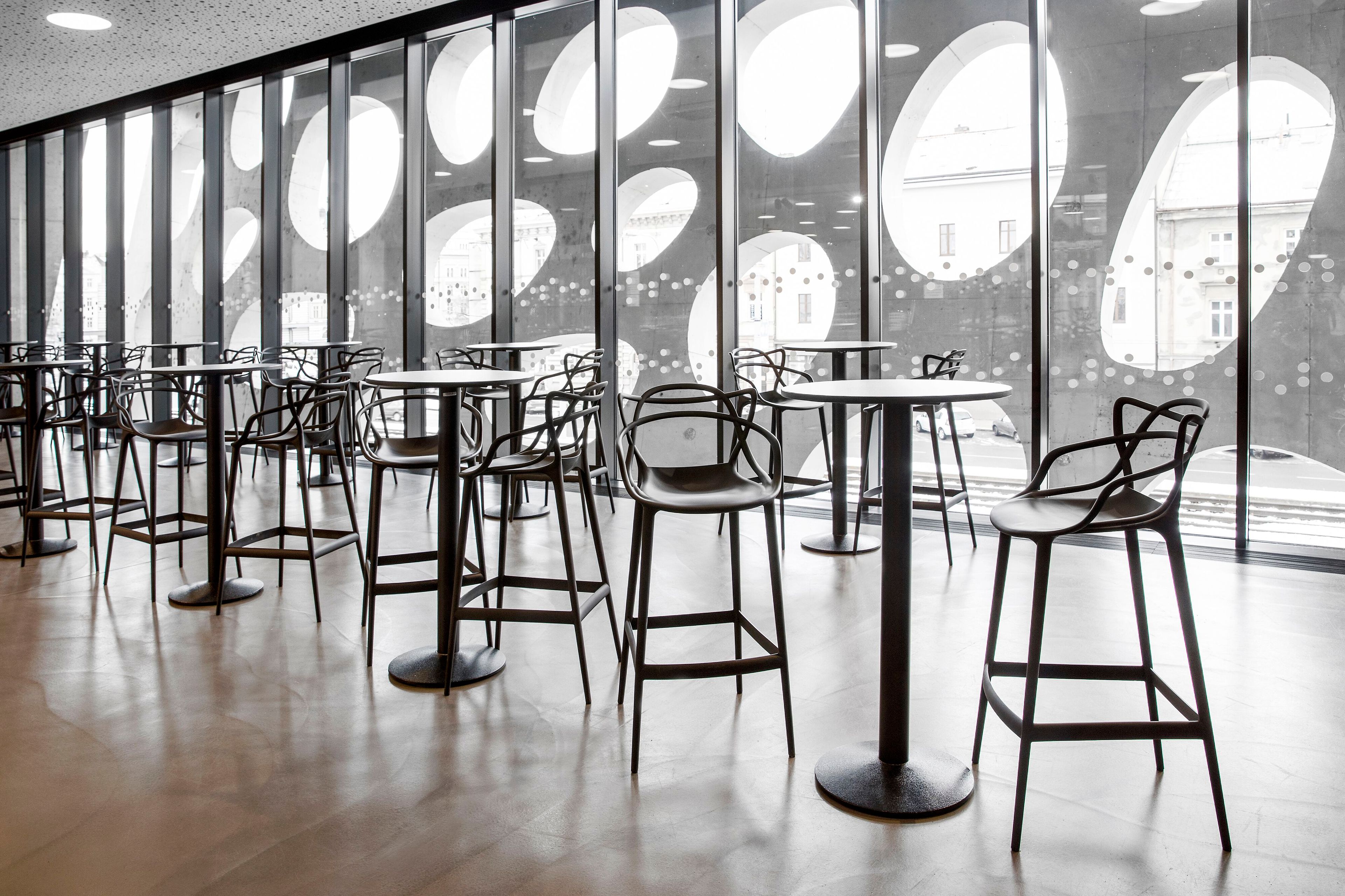 Стул из инженерного пластика с подставкой для ног Kartell Masters ARCH-00140334 - Вид №4