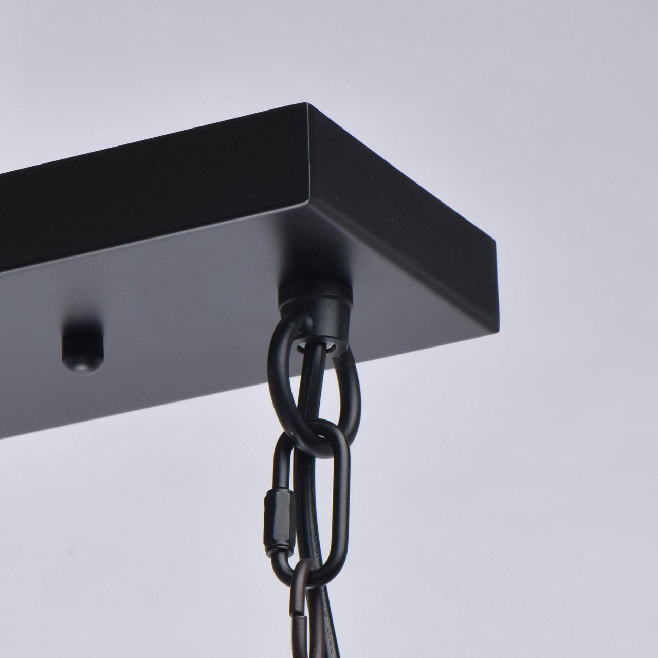 Подвесная люстра De Markt Вальтер 551012106 DE MARKT ДИЗАЙНЕРСКИЕ, ВАЛЬТЕР 285791 Черный  - Вид №1