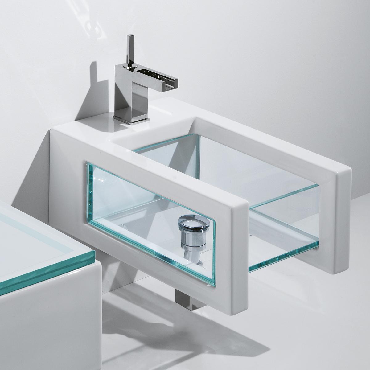 GLBISO3 Подвесное биде настенное GSG CERAMIC GLASS - Вид №5