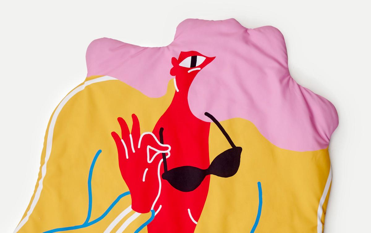 072091 Подушка диванная BORN FREE 119*116 SANCAL 