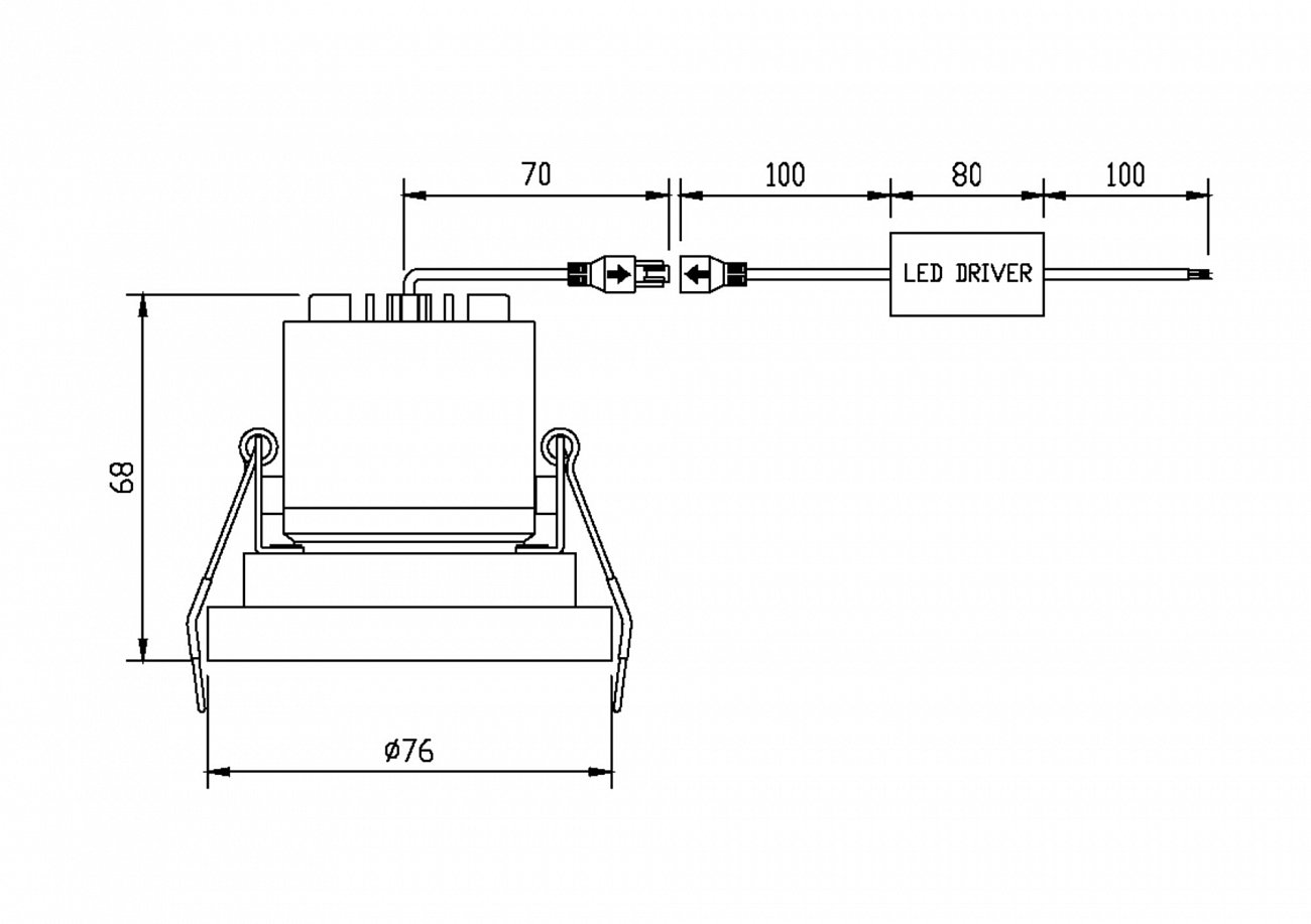 Встраиваемый спот розовое золото Technical Kappell DL040 TECHNICAL DOWNLIGHT 00-3957138 Золото;розовый  - Вид №5