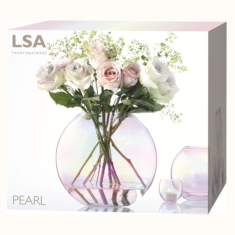 G1161-24-916 Ваза pearl, 24 см LSA International  - Вид №5