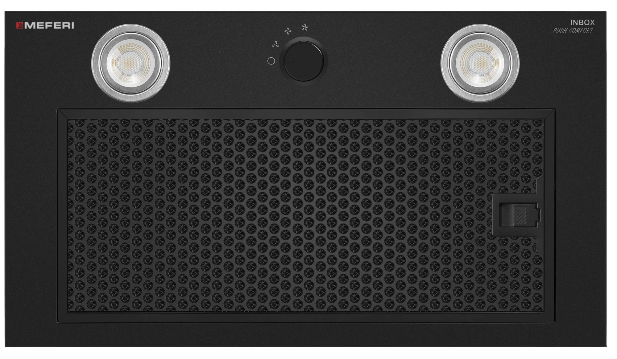9270630 Вытяжка полновстраиваемая Meferi INBOX52BK PUSH COMFORT черный STDN-0112000 - Вид №4
