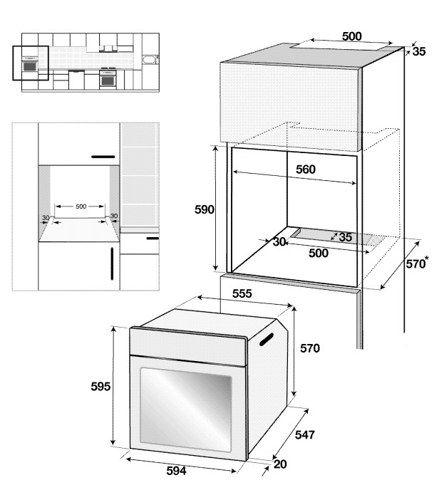9183766 Газовый духовой шкаф Beko BBIH12100BC STDN-0140480 - Вид №12