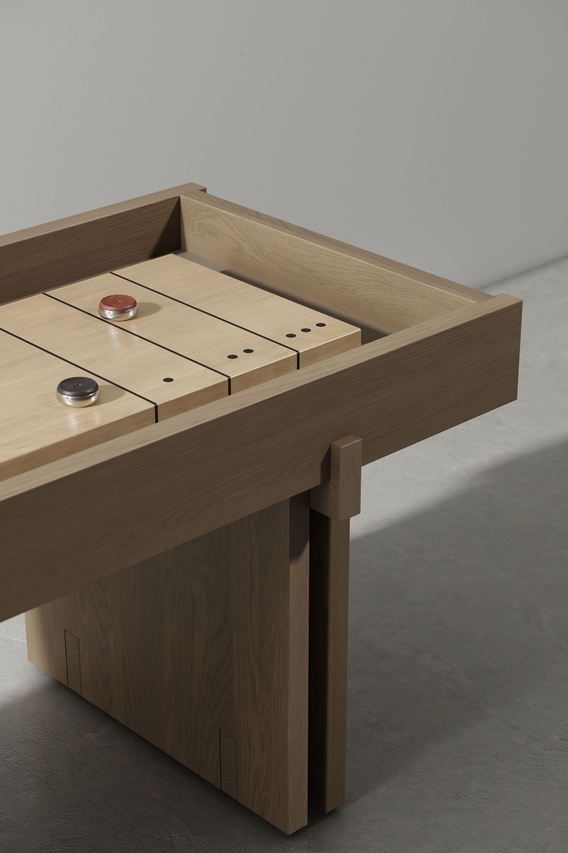 Деревянный прямоугольный стол для Шаффлборда District Eight Dinh ARCH-00032914 - Вид №9