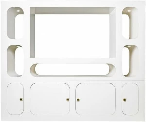 altreforme Алюминиевый шкаф под ТВ Novecento