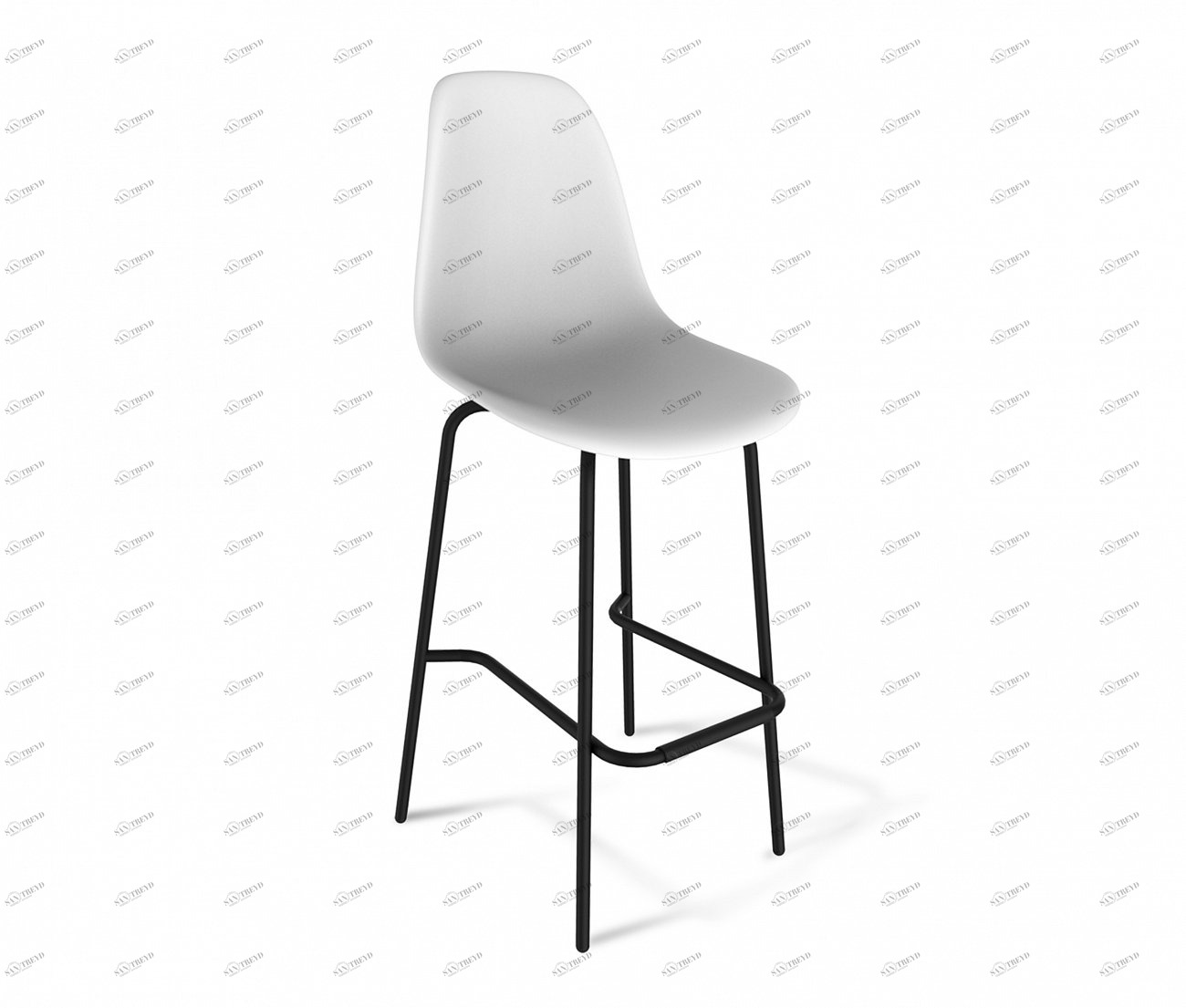 Стул барный DSR белый S29 SHEFFILTON  015610 Белый 