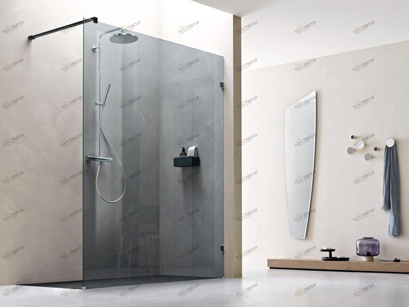 ARBLU Угловая душевая кабина из алюминия и стекла Elite sun-id-1470271