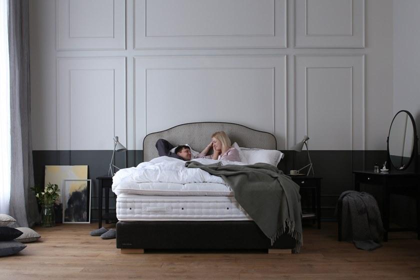 Heavens Двуспальная кровать из ткани с мягким изголовьем Rebecca sun-id-1358282 - Вид №4