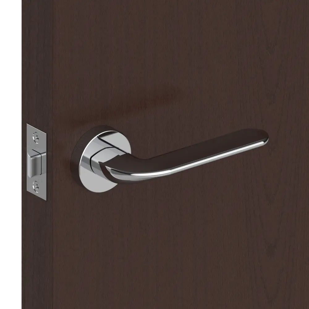 Ручка дверная Armadillo Excalibur URB4 без запирания ЦАМ гальваническое покрытие цвет хром STLM-2017443 - Вид №5