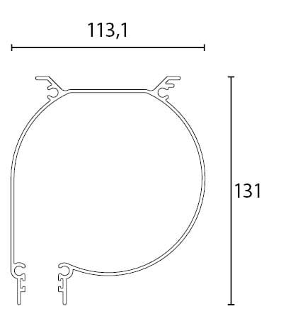 Осенний тент с ручками Mv Line осенние шторы ARCH-00112583 - Вид №4