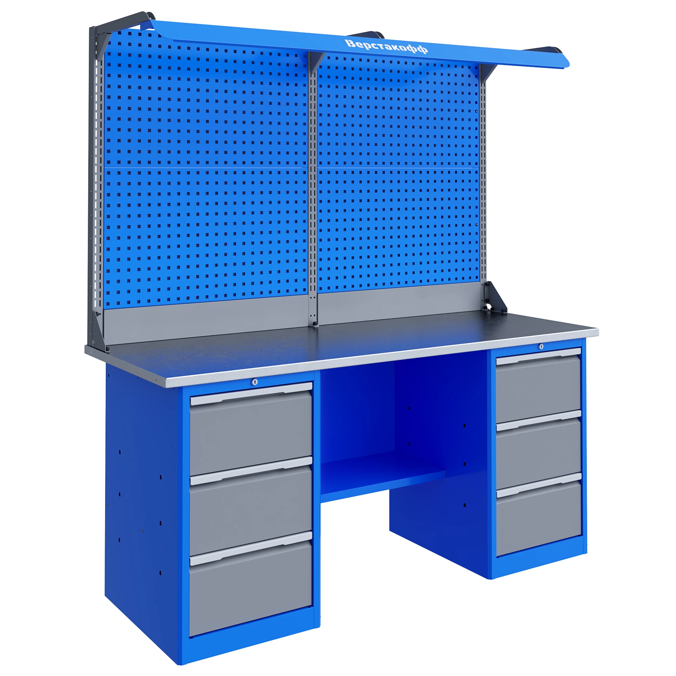 Верстак слесарный TNC 201.33.3-2F Верстакофф 125352