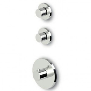 ZD1660 - R97821 Встраиваемый термостатический смеситель для душа 1/2 "с двумя запорными кранами. Zucchetti Isy