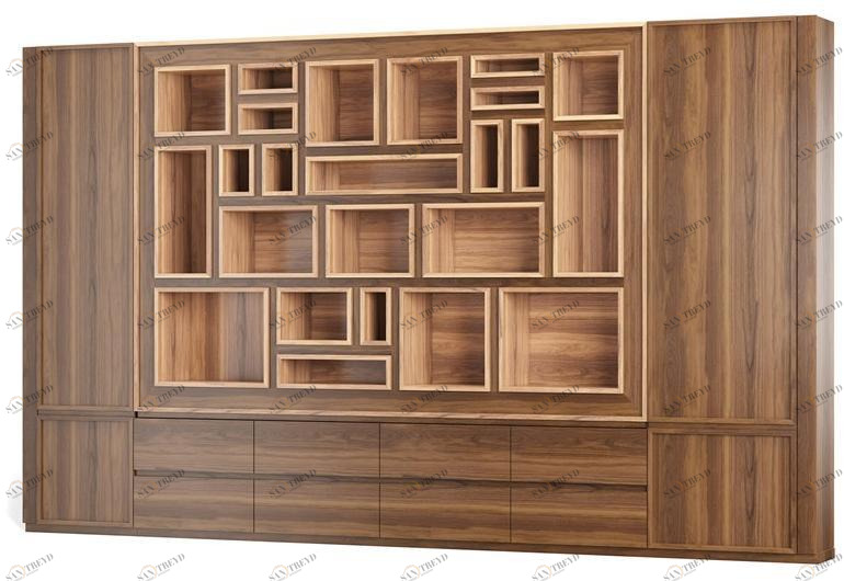 DWFI Стенка для хранения из фанерованной древесины  00002371 