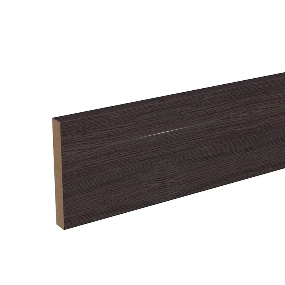 Добор 2050x100х8 мм финиш-бумага ламинация цвет орех тёмный КРОНОПРОФИЛЬ STLM-2189396