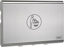 CP0016HCS Горизонтальное пеленальное кресло из полипропилена и сатинированной нержавеющей стали. mediclinics 