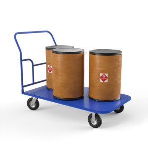 Тележка платформенная ТПТ (г/п 300 кг, 1200x600 мм, колеса пневматические 250 мм)