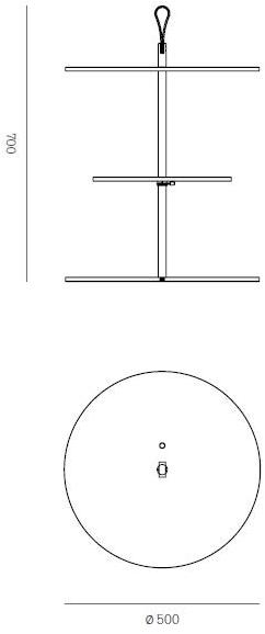 Firmamento Milano Яркий круглый алюминиевый журнальный столик Servoluce sun-id-1469751 - Вид №4
