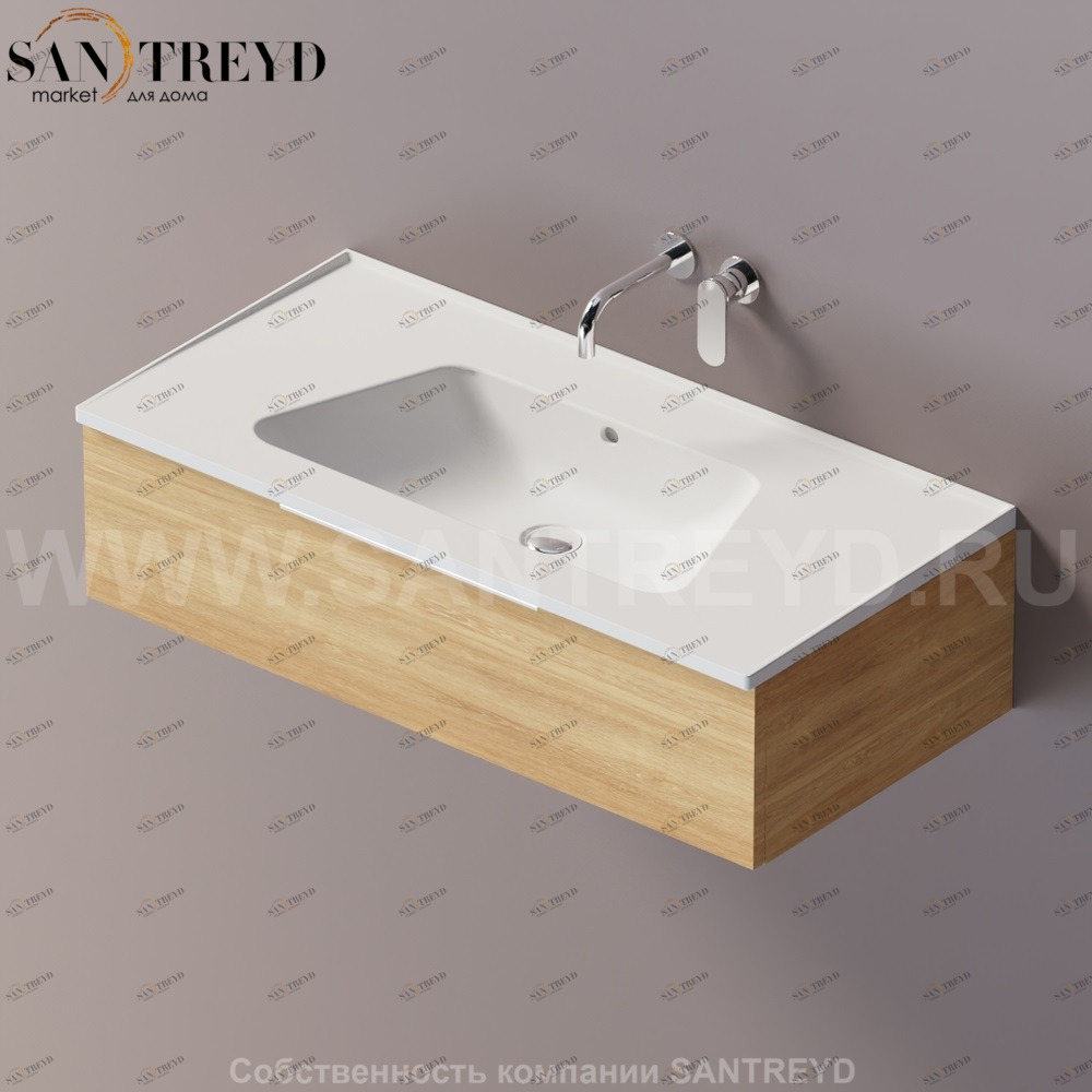 Flaminia BLOOM Тумба под раковину 105 см с 1 ящиком BBX969.WR Ceramica Flaminia