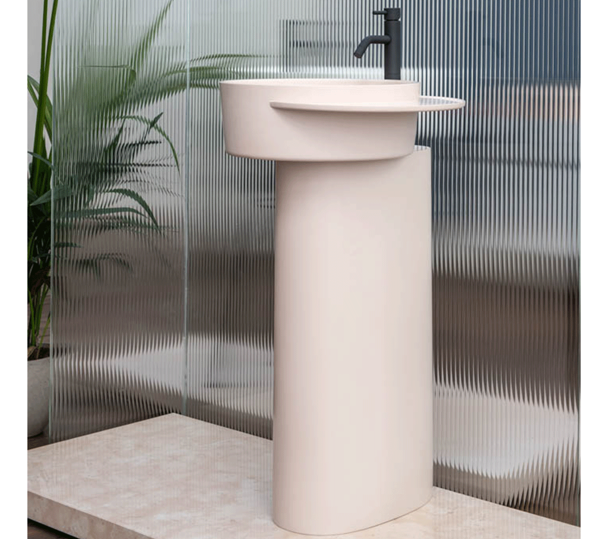 EXCONSTONDPLAT/LP Напольная раковина стоящая прямоугольная Ex.T Plateau - Вид №2