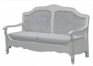 Скамейка деревянная белая Mobilier de Maison ДОМАШНЯЯ ОБСТАНОВКА MOBILIER DE MAISON 017230 Белый