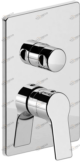 Fir Italia Смеситель для душа встраиваемый латунный с тарелкой New handy 52 5250178