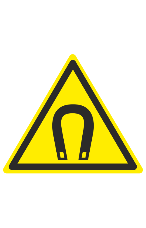 68419 Знак "Внимание. Магнитное поле"  Предупреждающие знаки размер 100 х 100 мм Спецодежда 