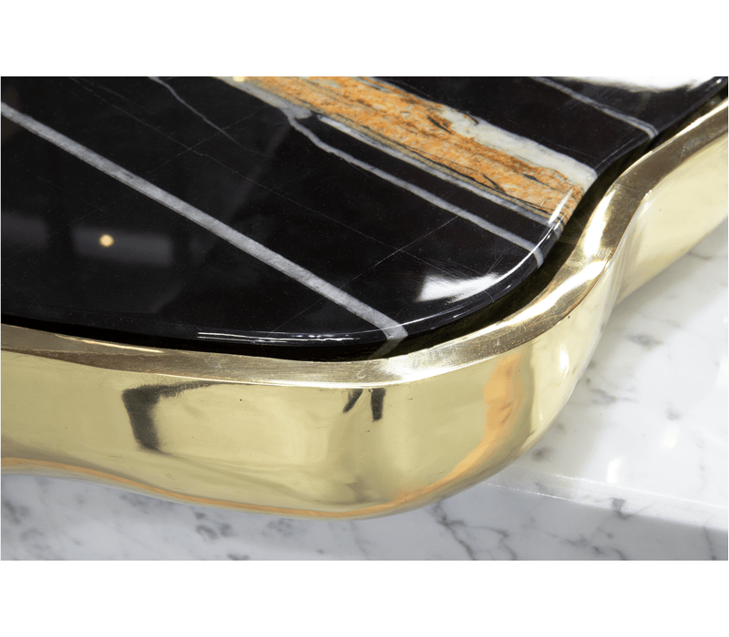 0-229 Navarra черно-белый центральный стол Boca Do Lobo  - Вид №20