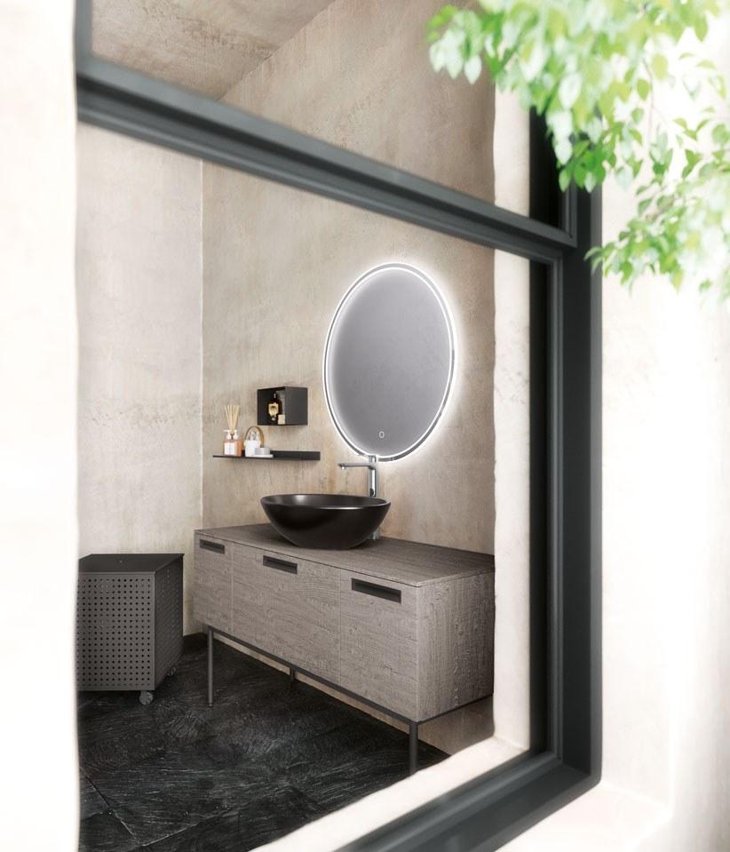 Archeda Тумба под умывальник из дерева с зеркалом Essenze sun-id-1440587 - Вид №1