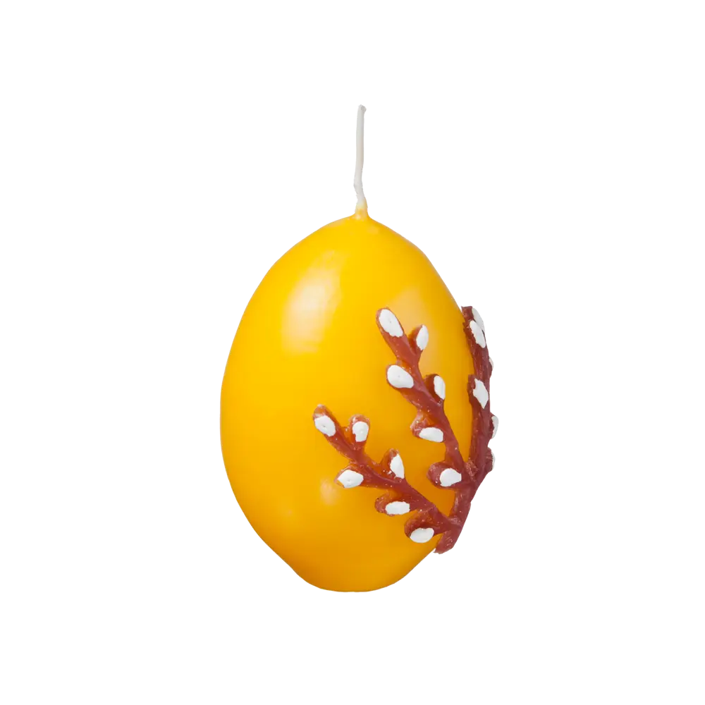 Свеча Яйцо пасхальное с аппликацией цвет в ассортименте 9 см Santreyd STLM-2108848 - Вид №4
