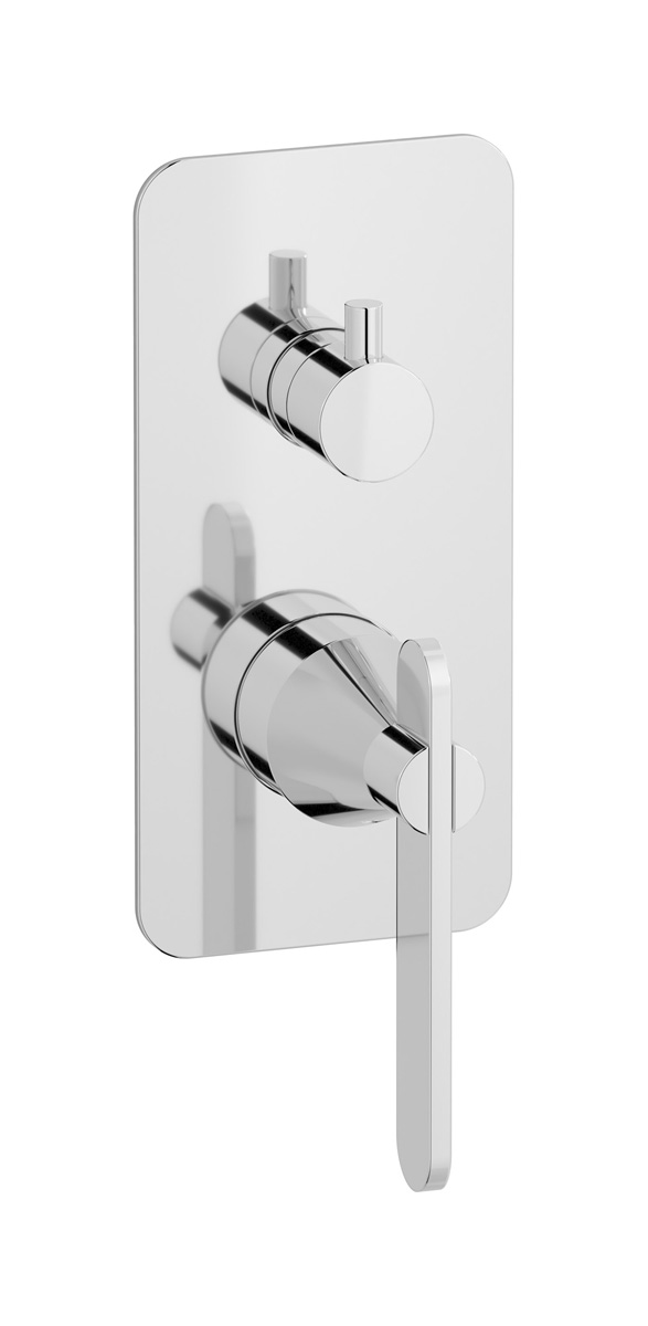 Внешние части встроенного в стену смесителя на 3 потребителя WE ARE IB oh207sr Chrome Soho