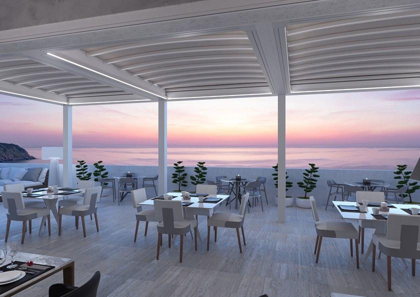 KE Outdoor Design Пристроенная пергола со сдвижной крышкой Gennius sun-id-1350331 - Вид №1